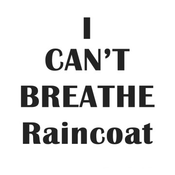 2020 Je ne peux pas respirer la pluie réutilisable Ponchos Eric Garner George Floyd pour les hommes et les femmes Black Lives Matter Eva Raincoat